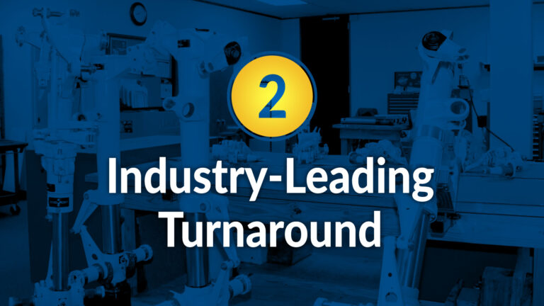 Industry-Leading Turnaround